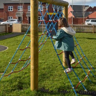 Child playing at The Elms