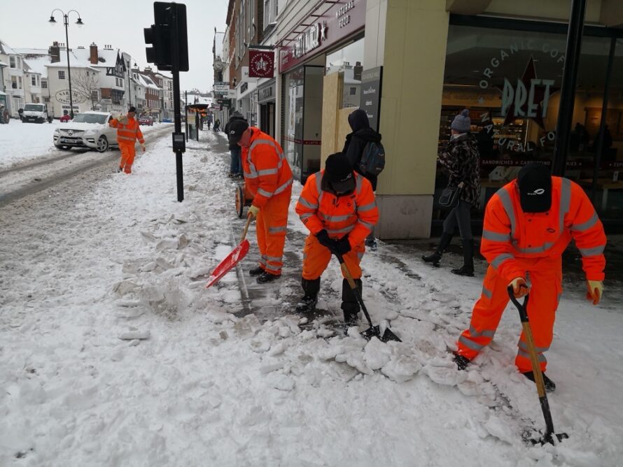 Footpath Snow Clearance idverde Winter Maintenance