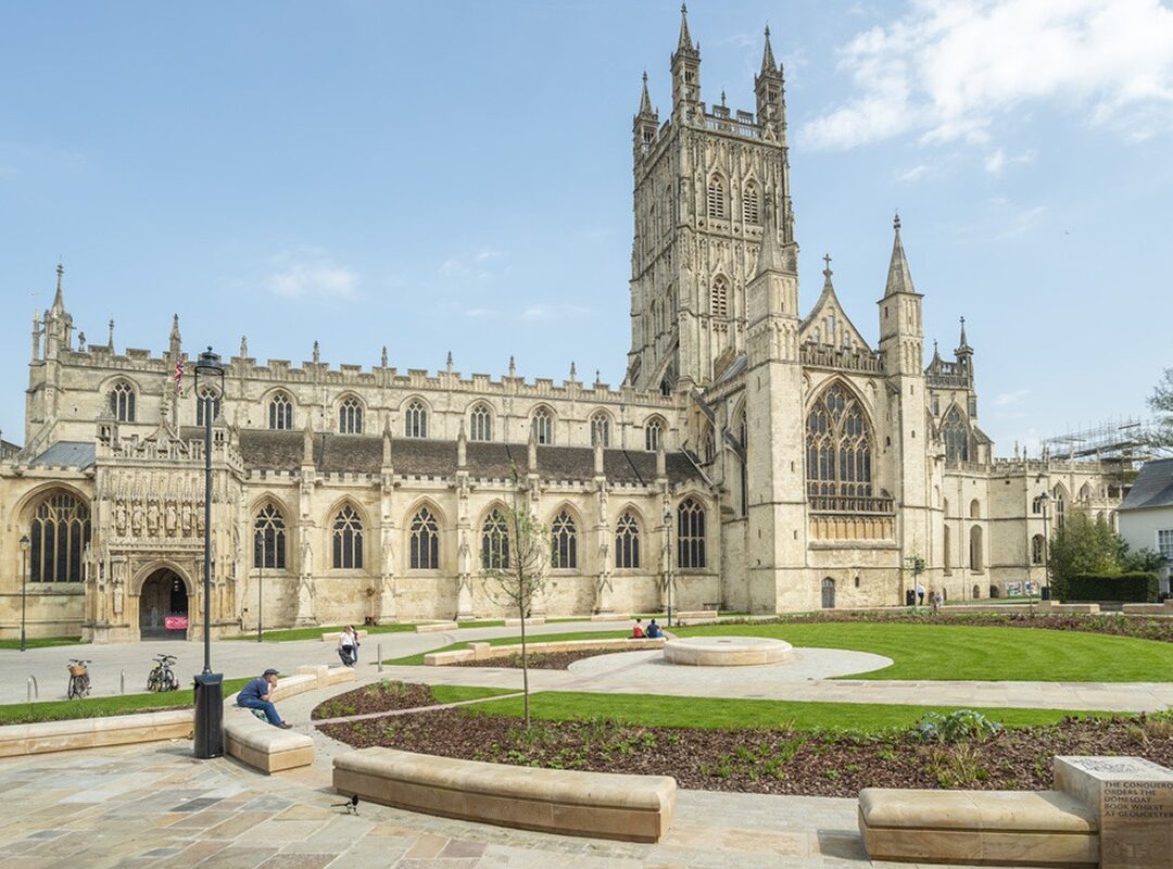 Landscaping at Gloucester-Cathedral