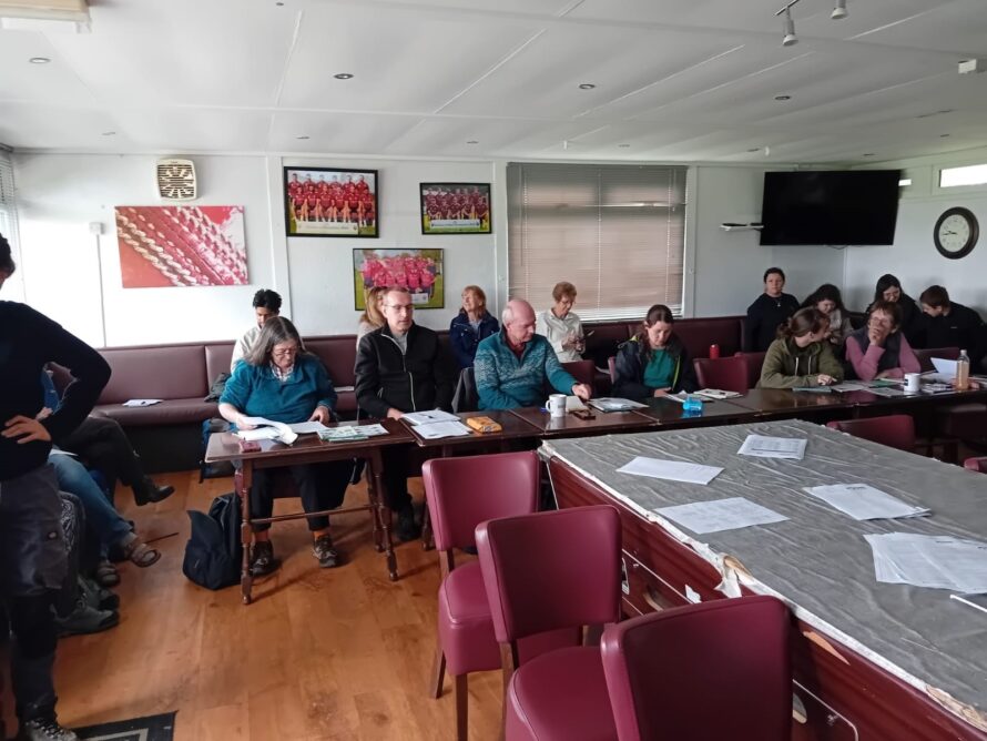 Volunteers from across Charnwood and Leicestershire at the training day
